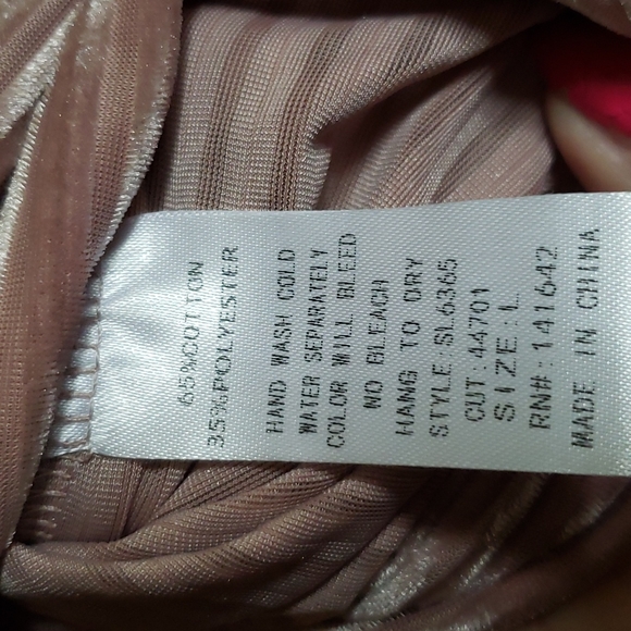 SHE & SKY Beautiful Blouson Style Top Sz. L - Picture 10 of 16